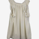 Second-Hand - Saba Crisp White Frill Summer Top Size 14 - SwapUp