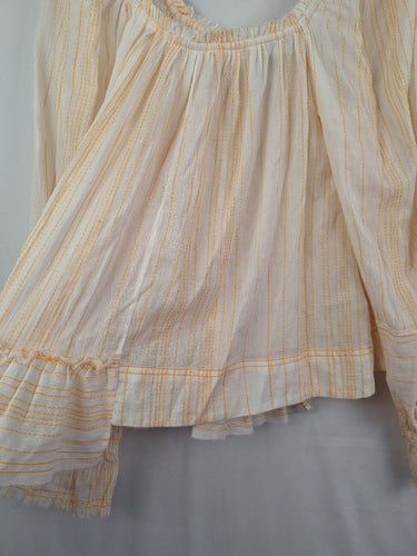Second-Hand - Aje Mango Thread Airy Long Sleeve Blouse Size 8 - SwapUp