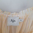 Second-Hand - Aje Mango Thread Airy Long Sleeve Blouse Size 8 - SwapUp