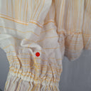 Second-Hand - Aje Mango Thread Airy Long Sleeve Blouse Size 8 - SwapUp