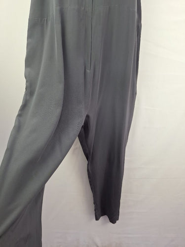 Second-Hand - Assorted Brands Effortless Steele Zip Up Jumpsuit Size M - SwapUp