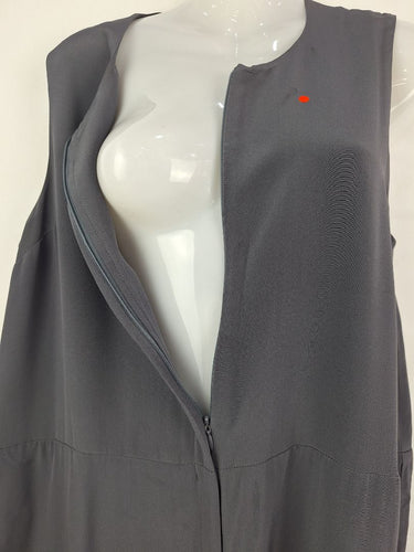 Second-Hand - Assorted Brands Effortless Steele Zip Up Jumpsuit Size M - SwapUp