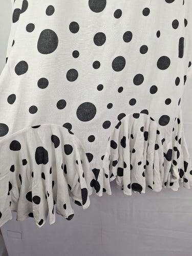 Second-Hand - Trelise Cooper Happy Sack Spotted Midi Dress Size M - SwapUp
