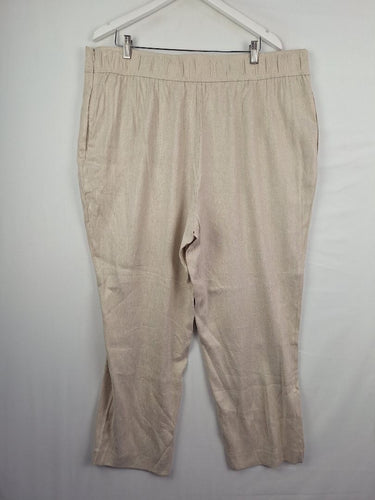 Second-Hand - Commonry Classic Linen Blend Office Pants Size 20 - SwapUp