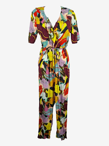 Gorman X Rebekah Callaghan Painted Frill Jumpsuit Size 8