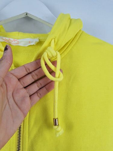 Second-Hand - Trelise Cooper Mesh Is More Citrus Comfy Zip Up Hoodie Size S - SwapUp