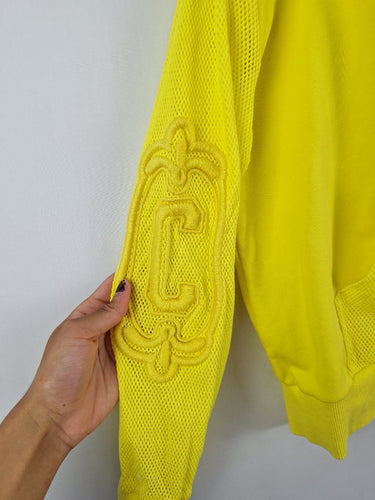 Second-Hand - Trelise Cooper Mesh Is More Citrus Comfy Zip Up Hoodie Size S - SwapUp