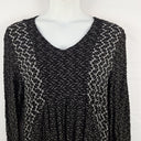 Second-Hand - Blue Illusion Monochrome Wavy Textured Stretch Dress Size XXXL - SwapUp
