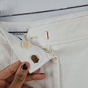 Second-Hand - Tory Burch Crisp White Tailored Office Pants Size S - SwapUp