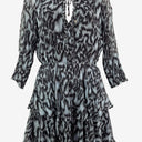 Second-Hand - Husk Silk Crinkle Blur Mini Dress Size 8 - SwapUp