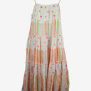 Second-Hand - Naudic Summer Days Pops Of Fluro Midi Dress Size L - SwapUp