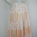 Second-Hand - Naudic Summer Days Pops Of Fluro Midi Dress Size L - SwapUp