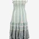 Second-Hand - Tigerlily Beachy Shirred Summer Midi Dress Size 14 - SwapUp
