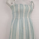 Second-Hand - Tigerlily Beachy Shirred Summer Midi Dress Size 14 - SwapUp