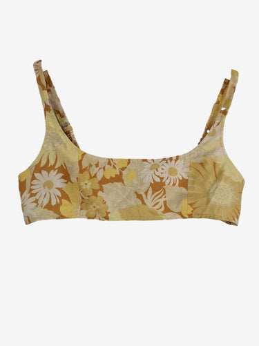 Oroton Retro Floral Bralette Top Size 14
