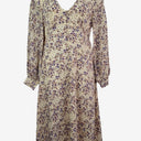 Second-Hand - Savel Graceful Purple Floral Day Dress Size 12 - SwapUp