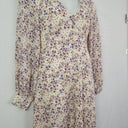 Second-Hand - Savel Graceful Purple Floral Day Dress Size 12 - SwapUp