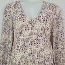 Second-Hand - Savel Graceful Purple Floral Day Dress Size 12 - SwapUp