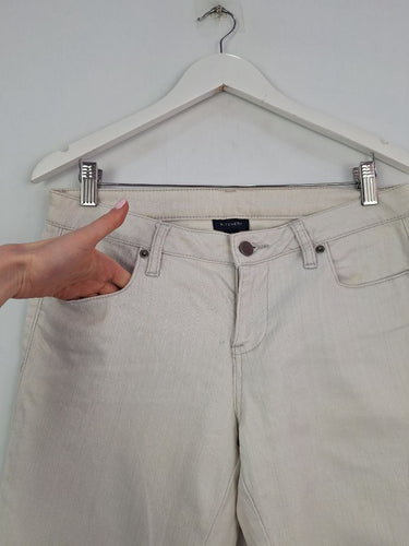 Second-Hand - Witchery Grey Wash Zip Buttom Jeans Size 10 - SwapUp