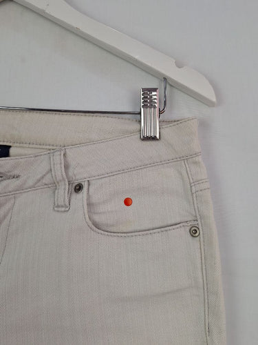 Second-Hand - Witchery Grey Wash Zip Buttom Jeans Size 10 - SwapUp