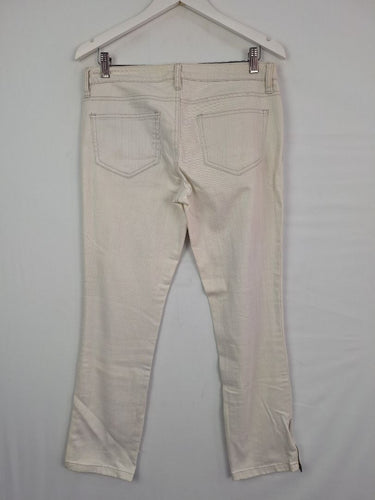 Second-Hand - Witchery Grey Wash Zip Buttom Jeans Size 10 - SwapUp