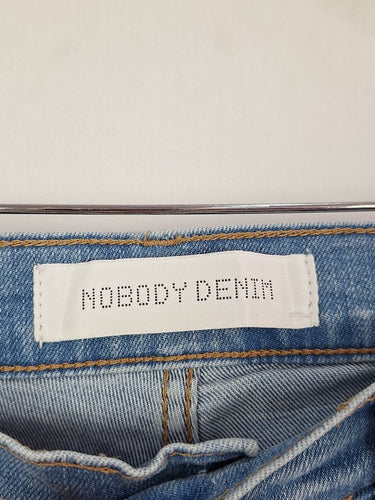 Second-Hand - Nobody Denim Classic Light Blue Mid Rise Jeans Size M/L - SwapUp