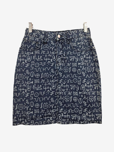 Gorman Sigils Denim Mini Skirt Size 8