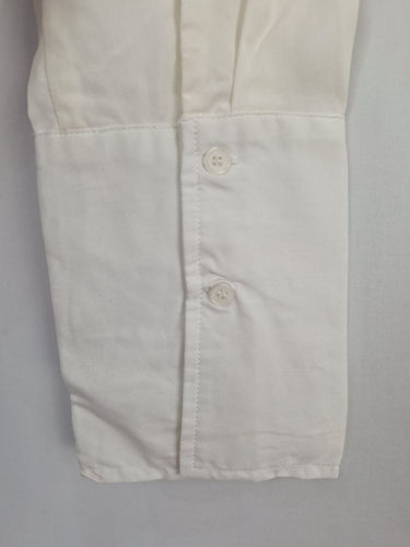 Second-Hand - Premonition Crisp White Gold Buckle Cross Top Size 6 - SwapUp