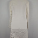 Second-Hand - Premonition Crisp White Gold Buckle Cross Top Size 6 - SwapUp