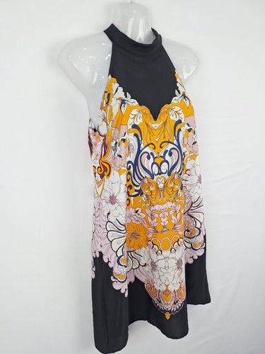 Second-Hand - Stella Groovy Halter Neck Mini Dress Size 8 - SwapUp