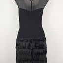 Second-Hand - Andrew Marc Drop Waist Pleat Mini Dress Size 4 - SwapUp