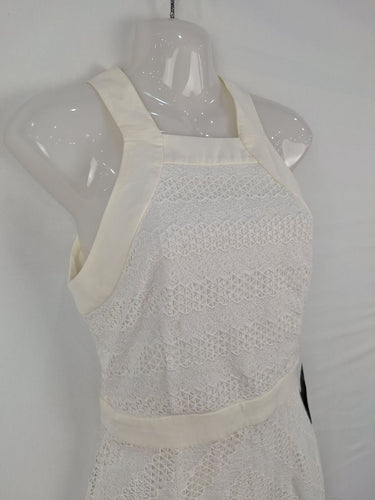 Second-Hand - Cooper St White Lace Racer Midi Dress Size 8 - SwapUp