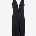 Second-Hand - Collection V Neck Shimmer Midi Dress Size 10 - SwapUp