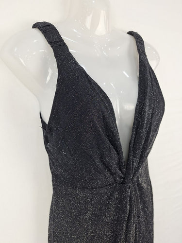 Second-Hand - Collection V Neck Shimmer Midi Dress Size 10 - SwapUp