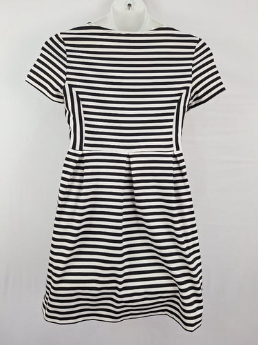 Second-Hand - Karen Walker Twee Stripe Mini Dress Size 14 - SwapUp