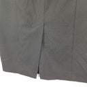 Second-Hand - Cue Black Side Panel Midi Skirt Size 8 - SwapUp