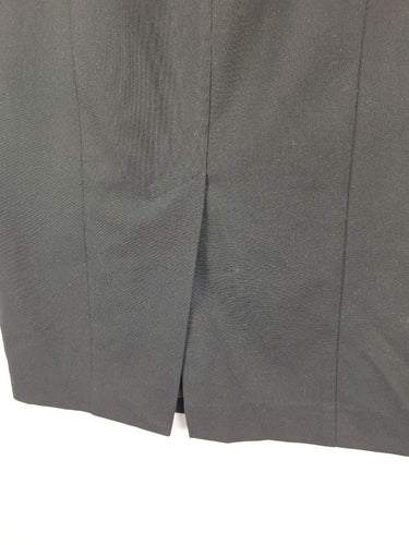 Second-Hand - Cue Black Side Panel Midi Skirt Size 8 - SwapUp