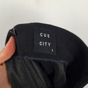 Second-Hand - Cue Black Side Panel Midi Skirt Size 8 - SwapUp