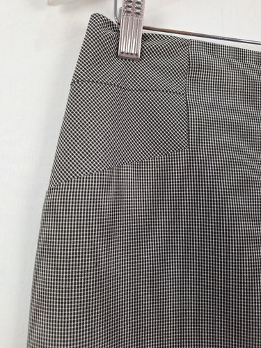 Second-Hand - Cue Mini Check Bow Back Skirt Size 8 - SwapUp