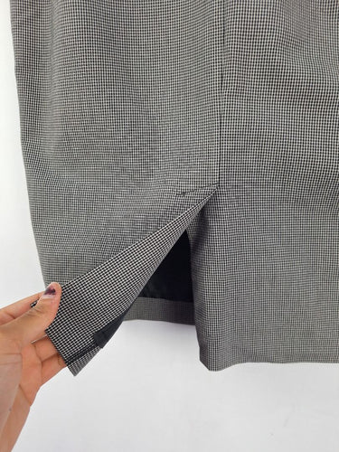 Second-Hand - Cue Mini Check Bow Back Skirt Size 8 - SwapUp