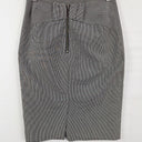 Second-Hand - Cue Mini Check Bow Back Skirt Size 8 - SwapUp