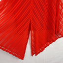 Second-Hand - Taking Shape Fiery Dual Layer Asymmetric Midi Dress Size S - SwapUp