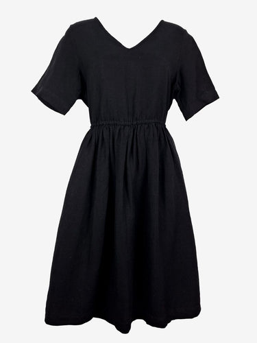 Gorman Linen Blend Waist Tie Midi Dress Size 8