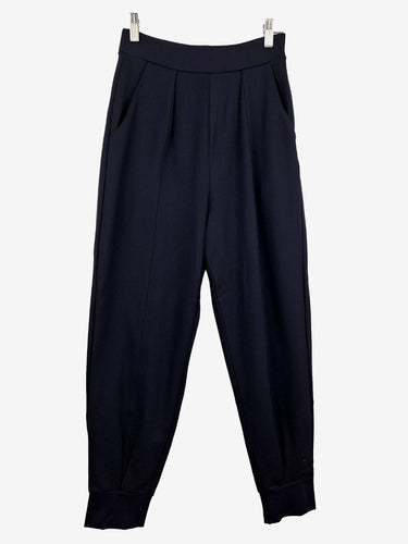 Gorman Navy Elevated Basic Front Seam Pants Size 8