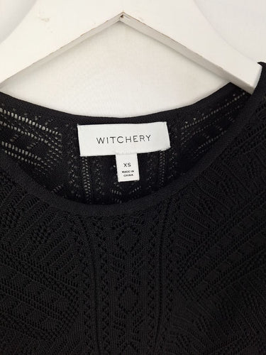 Second-Hand - Witchery Bohemian Intricate Crochet Top Size XS - SwapUp