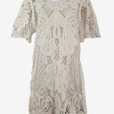 Second-Hand - Witchery White Beachy Crochet Mini Dress Size 10 - SwapUp