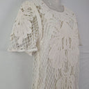 Second-Hand - Witchery White Beachy Crochet Mini Dress Size 10 - SwapUp
