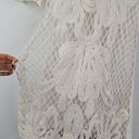 Second-Hand - Witchery White Beachy Crochet Mini Dress Size 10 - SwapUp