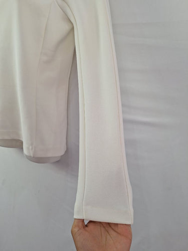 Second-Hand - Country Road White One Shoulder Sleek Top Size S - SwapUp