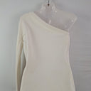 Second-Hand - Country Road White One Shoulder Sleek Top Size S - SwapUp